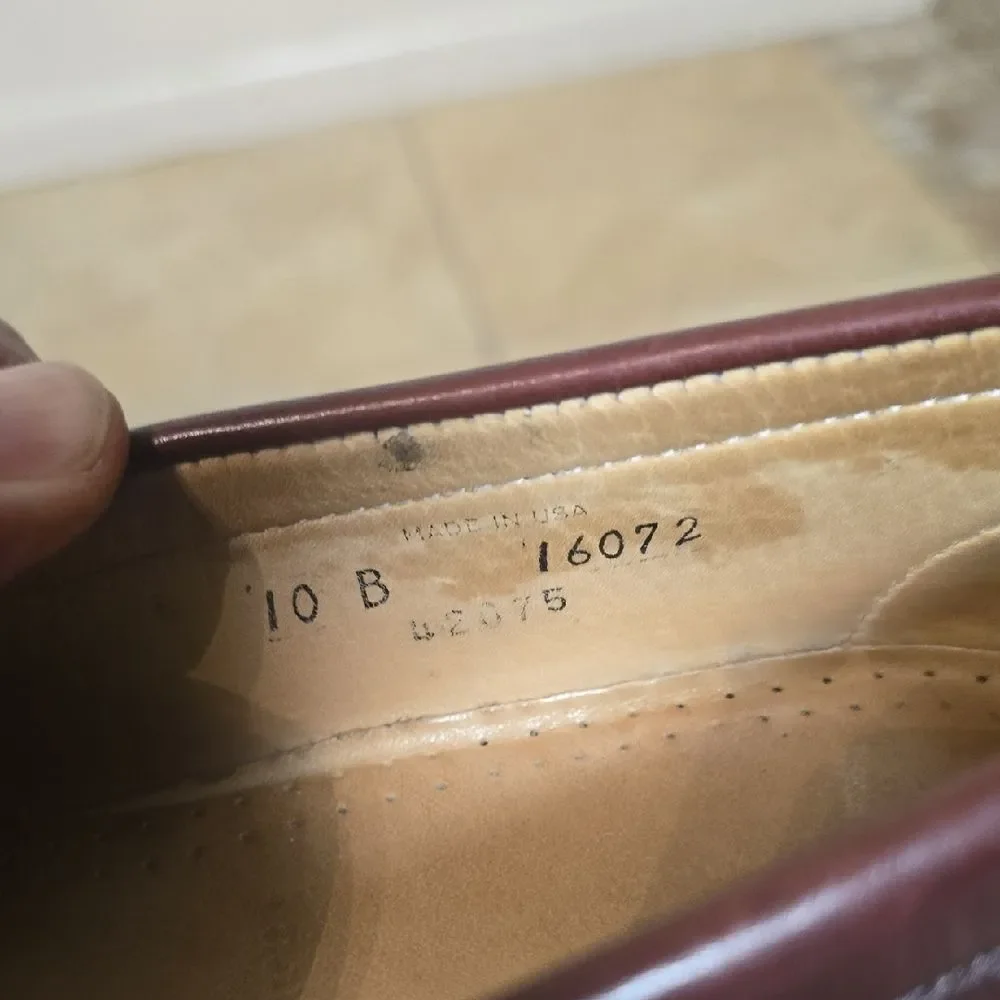 Allen Edmonds Rich Brown Leather Slip-Ons